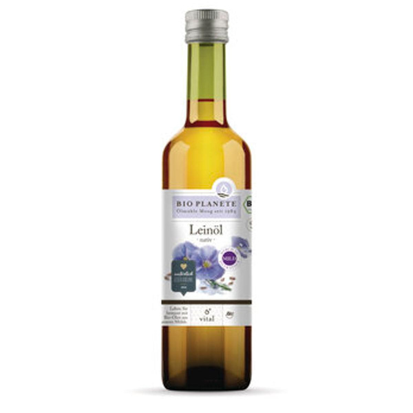 Produktfoto zu Leinöl nativ, 500 ml