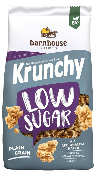 Produktfoto zu Krunchy Low Sugar Plain Grain, 375 g