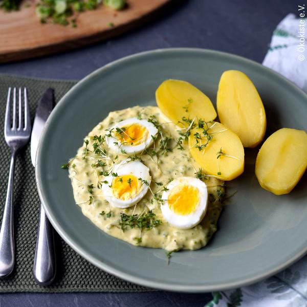 Produktfoto zu Eier in Senfsahne