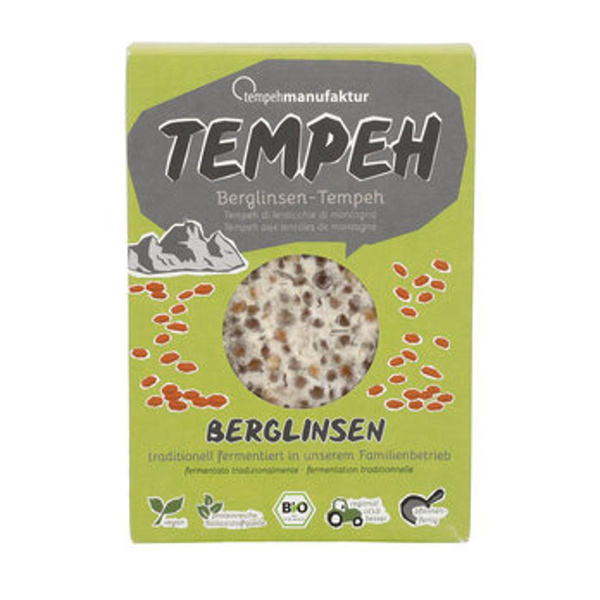 Produktfoto zu Tempeh Berglinsen, 185 g