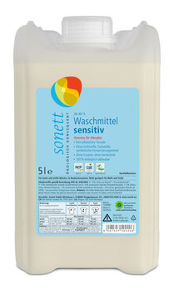 Produktfoto zu Waschmittel flüssig Sensitiv, 5 l