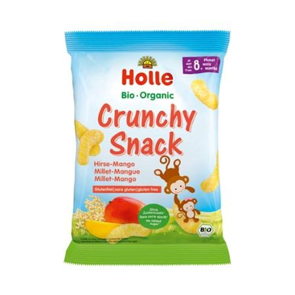 Produktfoto zu Crunchy Snack Hirse-Mango, 25 g