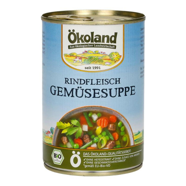 Produktfoto zu Rindfleisch Gemüsesuppe, 400 g