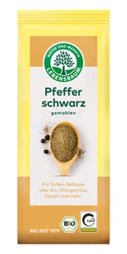 Produktfoto zu Pfeffer schwarz gemahlen, 50 g