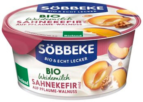 Produktfoto zu Sahnekefir Pflaume-Walnuss, 150 g