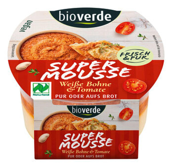 Produktfoto zu Super Mousse weiße Bohne & Tomate, 150 g