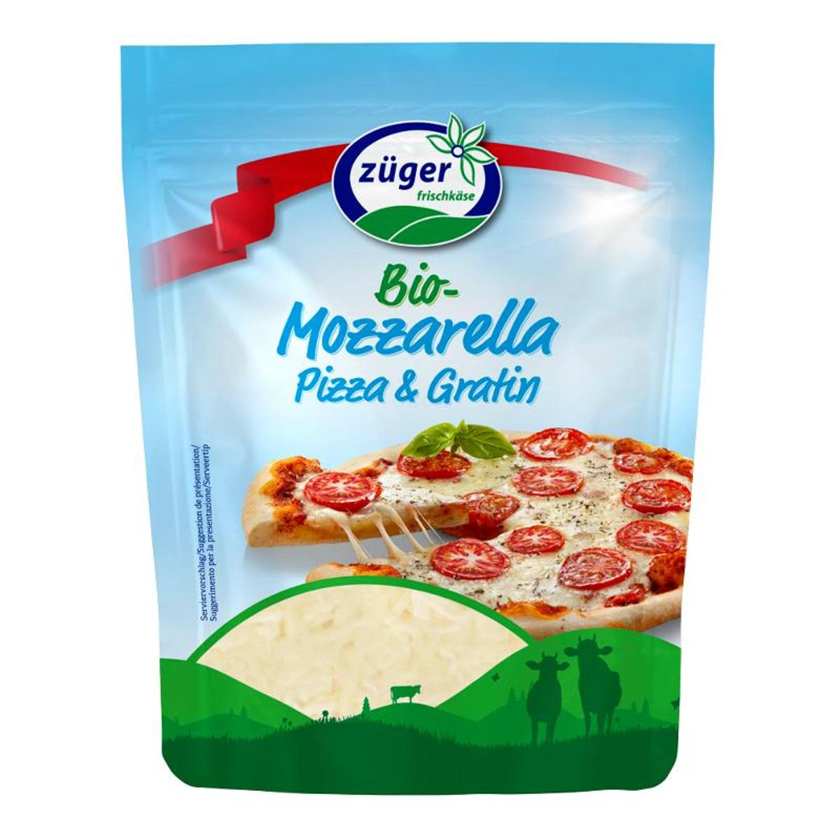 Mozzarella gerieben, 150 g