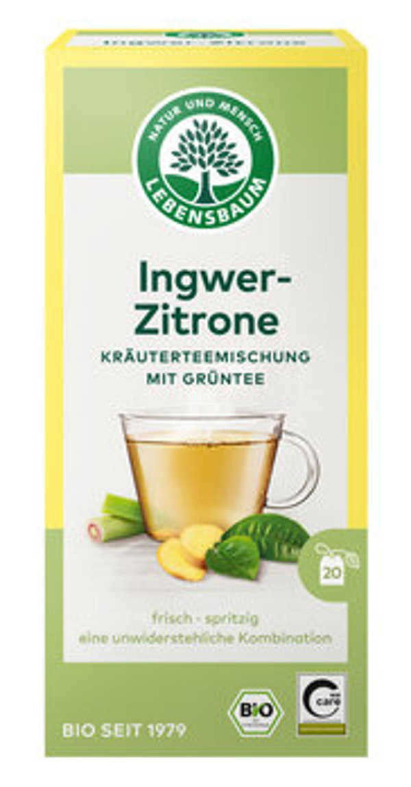 Produktfoto zu Grüntee Ingwer Zitrone, 20 TB