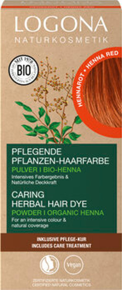 Produktfoto zu Pflegende Pflanzen-Haarfarbe Pulver Hennarot