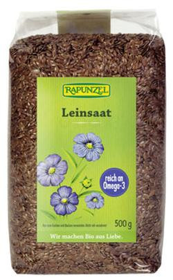 Produktfoto zu Leinsaat braun, 500 g