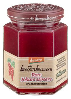 Produktfoto zu Rote Johannisbeere Fruchtaufstrich, 200 g