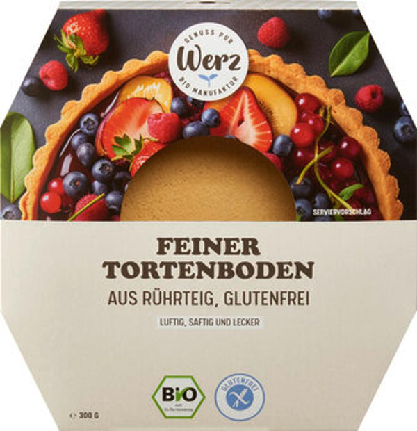 Produktfoto zu Feiner Rührteig-Tortenboden glutenfrei, 300 g