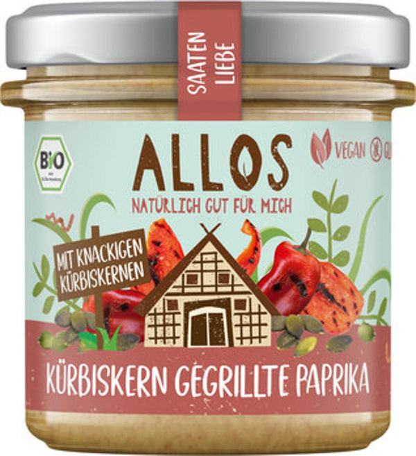 Produktfoto zu Saatenliebe Kürbiskern gegrillte Paprika, 135 g