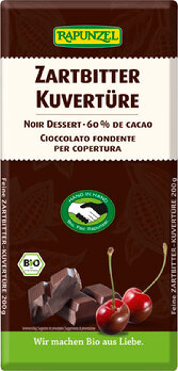 Produktfoto zu Zartbitter Kuvertüre, 200 g