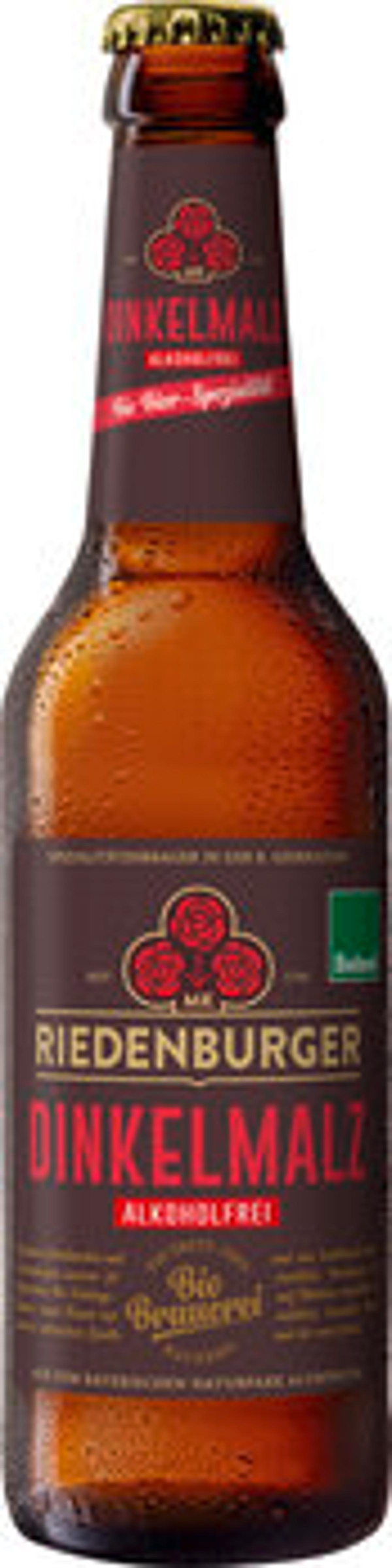 Produktfoto zu Riedenburger Dinkel Malz alkoholfrei, 10x0,33 l