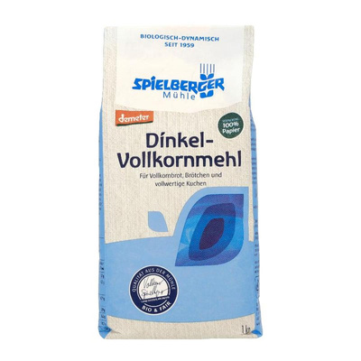 Produktfoto zu Dinkelvollkornmehl, 1 kg