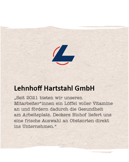 Kundenmeinung über unseren Lieferservice