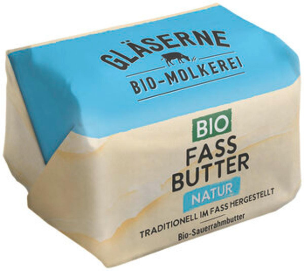 Produktfoto zu Fassbutter Sauerrahm natur, 250 g