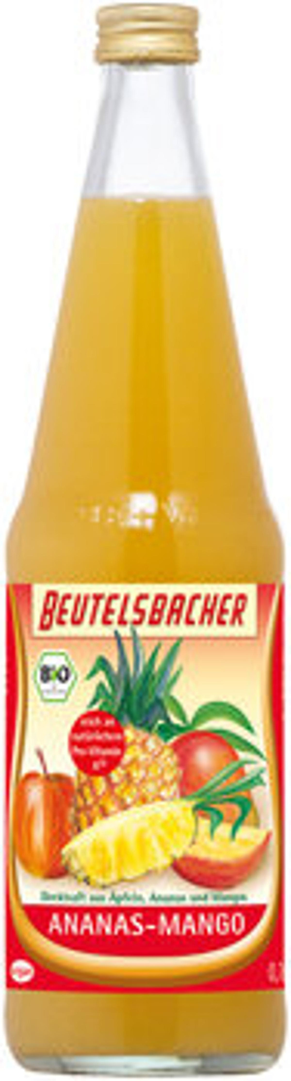 Produktfoto zu Ananas-Mangosaft, 6x0,7 l