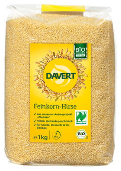 Produktfoto zu Hirse feines Korn, 1 kg