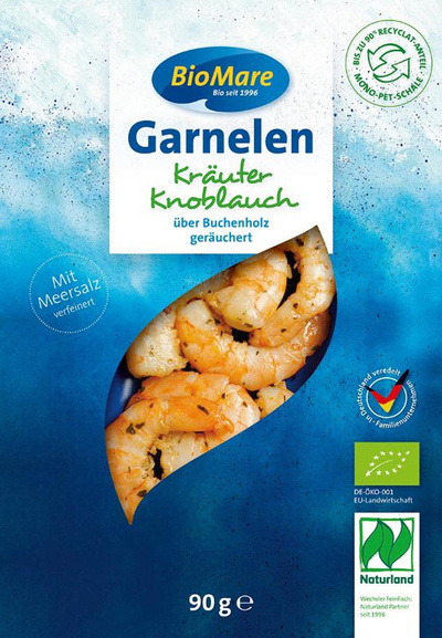 Produktfoto zu Garnelen mit Kräutern und Knoblauch, 90 g