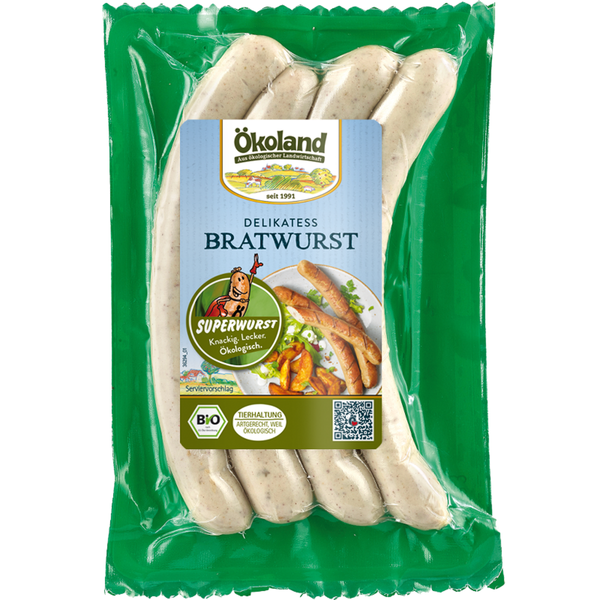 Produktfoto zu Delikatess Bratwurst, 4 Stück - AKTIONSPREIS, MHD 01.01.2026
