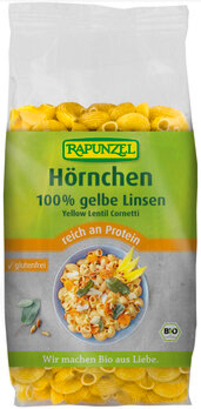 Produktfoto zu Gelbe Linsen Hörnchen, 300 g