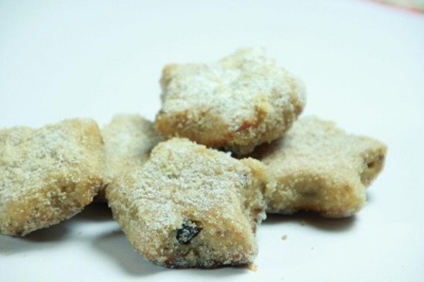 Produktfoto zu Christstollensterne, 3 Stück - Bio-Backhaus Wüst