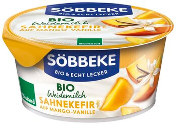 Produktfoto zu Sahnekefir Mango-Vanille, 150 g