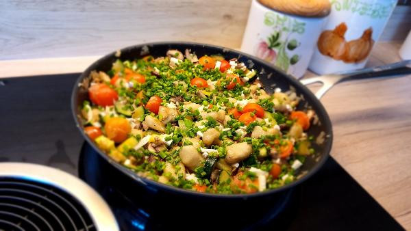 Produktfoto zu Gnocchi-Champignon-Pfanne