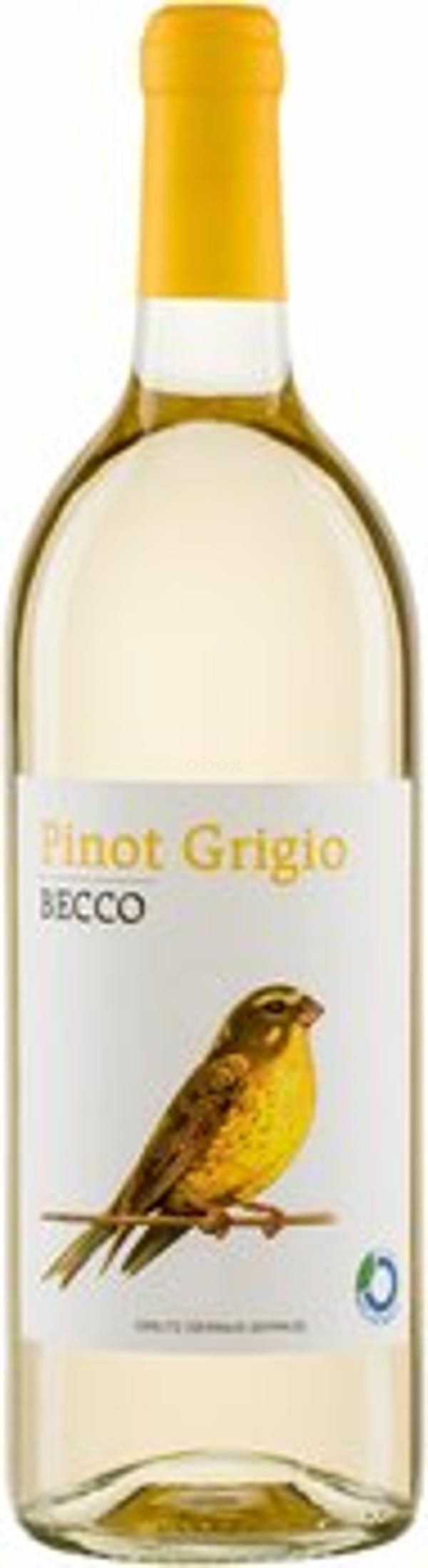 Produktfoto zu Becco Pinot Grigio.1 l