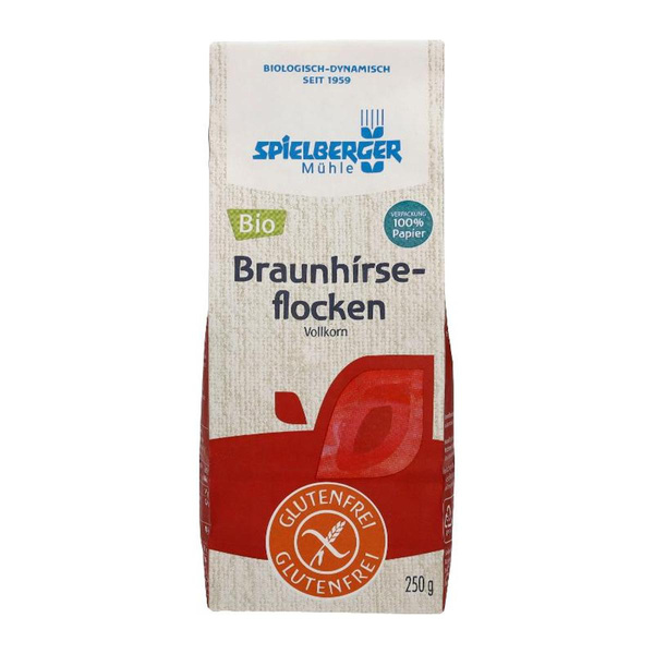 Produktfoto zu Braunhirseflocken Vollkorn, 250 g
