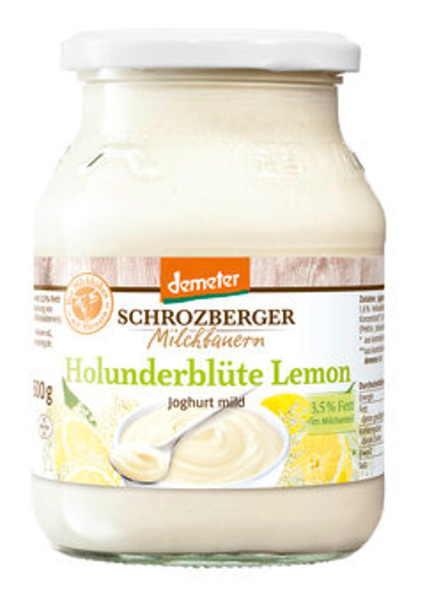 Produktfoto zu Joghurt Holunderblüte-Lemon, 500 g