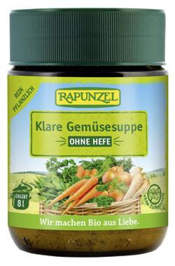 Produktfoto zu Klare Gemüsesuppe ohne Hefe, 140 g