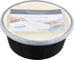 Produktfoto zu Weißenhorner Sahne Creme, 1,5 kg