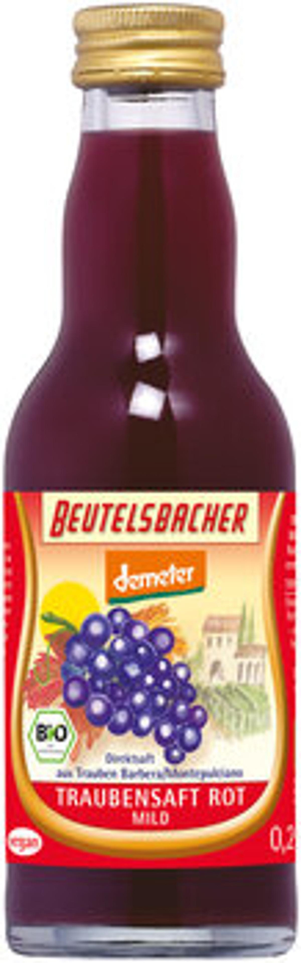 Produktfoto zu Traubensaft rot Barbera, 0,2 l