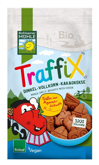 Produktfoto zu Dinkel-Vollkorn Kakaokekse, 150 g