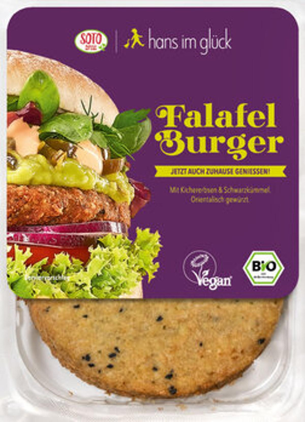 Produktfoto zu Falafel Burger - hans im glück, 200 g (2 Stück)