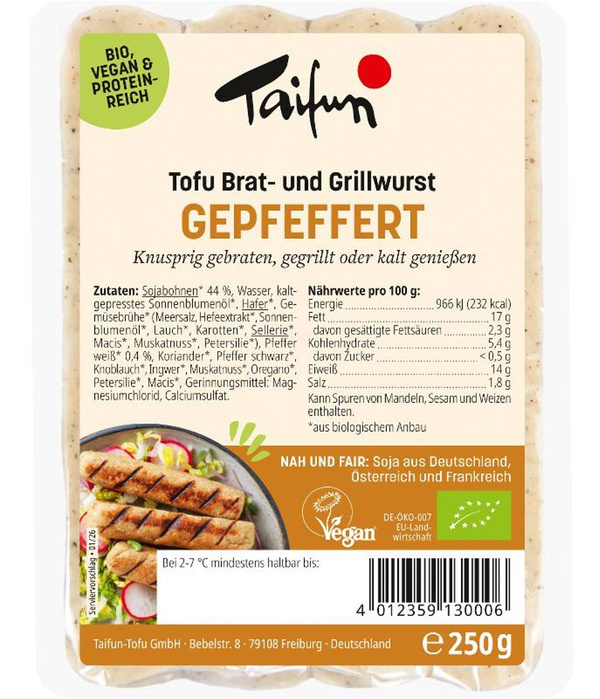 Produktfoto zu Tofu Grillknacker, 4 Stück
