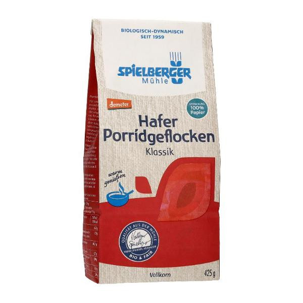 Produktfoto zu Hafer Porridgeflocken Klassik Demeter, 425 g