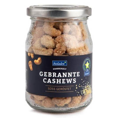 Produktfoto zu gebrannte Cashews süß geröstet, 125 g