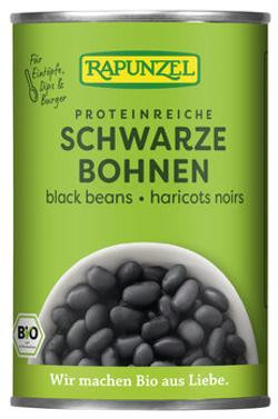 Produktfoto zu Schwarze Bohnen, 400 g