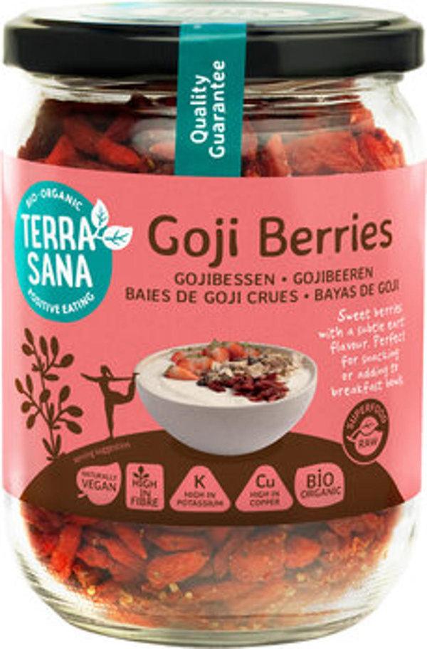 Produktfoto zu Gojibeeren RAW Glas, 200 g