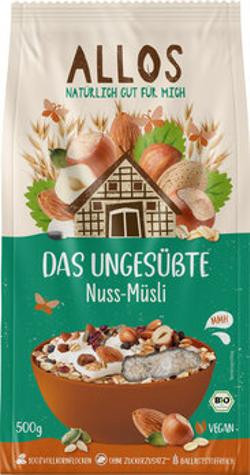 Produktfoto zu Das Ungesüßte Nuss Müsli, 500 g