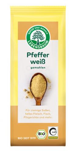 Produktfoto zu Pfeffer weiß gemahlen, 50 g