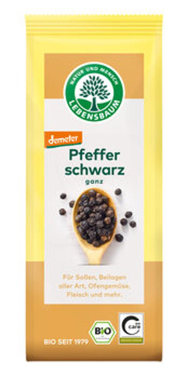 Produktfoto zu Pfeffer schwarz ganz, 50 g