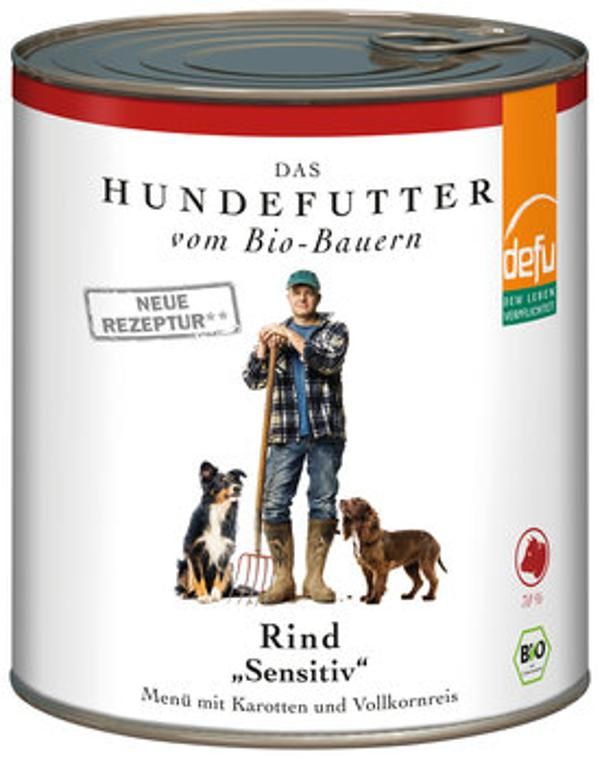 Produktfoto zu Hundefutter Rind Sensitiv, 820 g