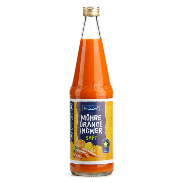 Produktfoto zu Möhre-Orange-Ingwer Saft, 0,7 l