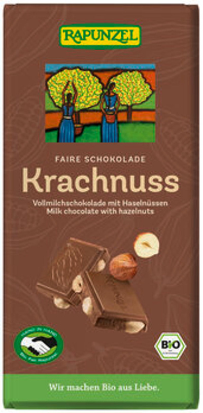 Produktfoto zu Vollmilchschokolade mit Haselnuss, 100 g