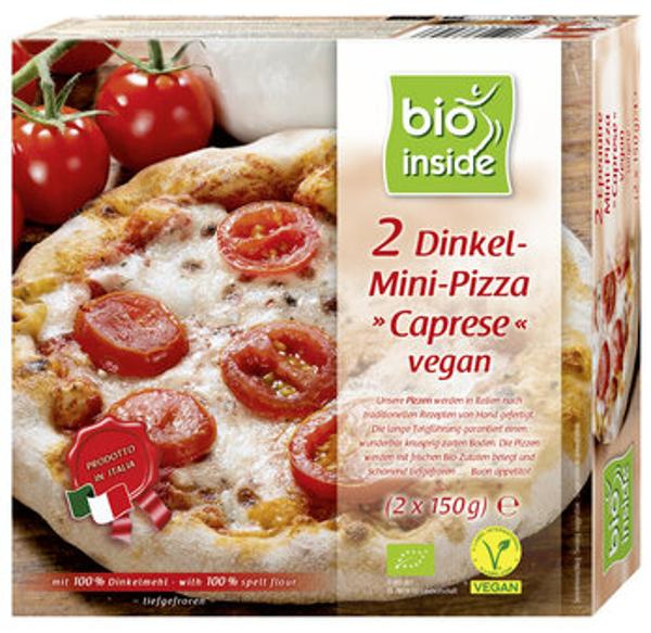 Produktfoto zu TK-Dinkel Mini Pizza Caprese, 300 g